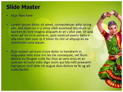 Professional Bharatanatyam Editable PowerPoint Template