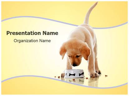 Professional Dog Food Editable PowerPoint Template