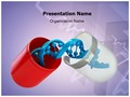 Professional Genetics Medicine Editable PowerPoint Template