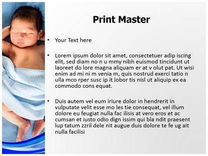 Free Newborn Baby Medical PowerPoint Template For Medical PowerPoint ...