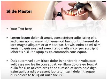 Free Endodontic Surgery Medical PowerPoint Template For Medical ...