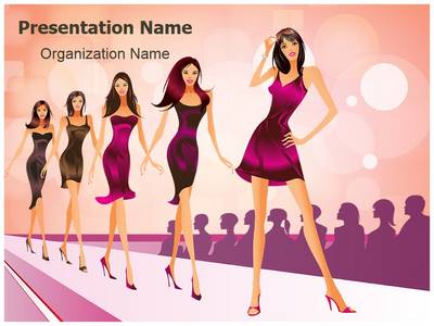 Fashion Show Events PowerPoint Templates And PowerPoint Backgrounds 0311 -  PowerPoint Templates