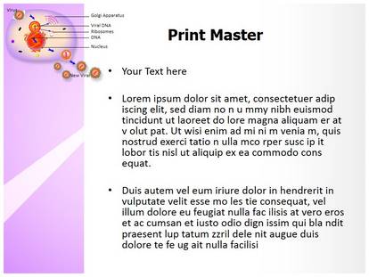 Free Virus Replication Medical PowerPoint Template for Medical ...