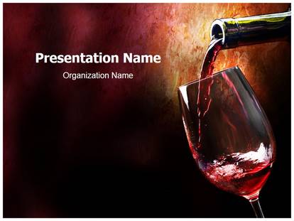 powerpoint presentation templates wine