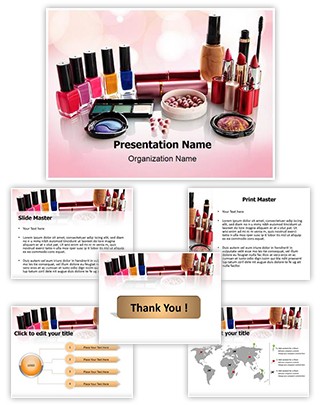 Professional Cosmetics Editable PowerPoint Template