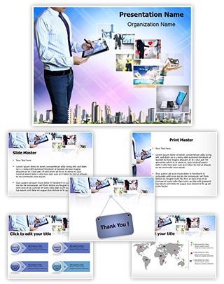 Hytech Businessman Editable PowerPoint Template