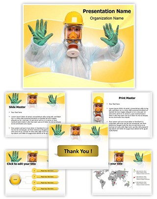 Bio-hazard Suit Editable PowerPoint Template