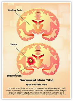 Brain Tumor Free Medical Template for word for Healthcare and Medical ...