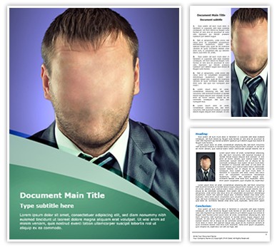 Manager Hidden Identity Editable Word Template